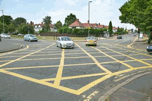 when may you enter a box junction|why must you take great care when emerging from this junction.